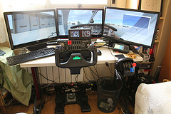 equipo de simulación FSX de Gustavo López Antón